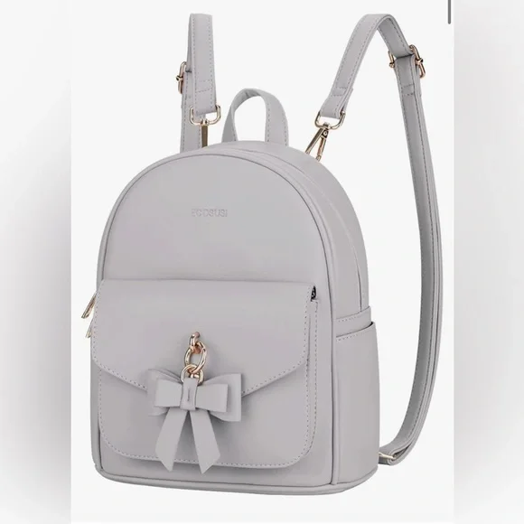 ECOSUSI Mini Backpack, Grey - Picture 1 of 9